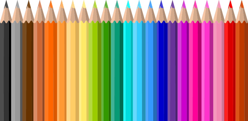 Alfombra vinílica infantil con borde de lápiz de colores - TenVinilo