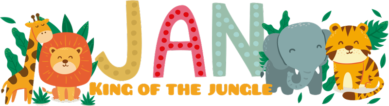 Alfombra vinílica infantil rey de la selva - TenVinilo