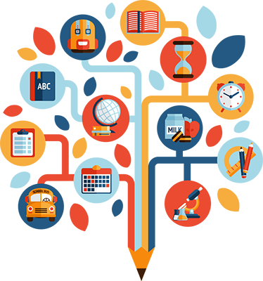 Alfombra vinílica infantil Árbol de la ciencia - TenVinilo