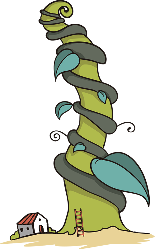 Alfombra vinílica infantil frijoles mágicos - TenVinilo