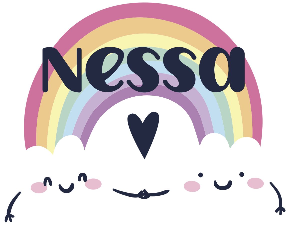 Alfombra vinílica infantil arcoíris personalizado - TenVinilo