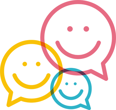 Alfombra vinílica infantil caras coloridas felices - TenVinilo