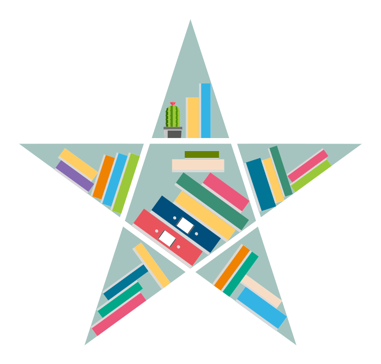 Alfombra vinílica infantil lector de estrellas - TenVinilo