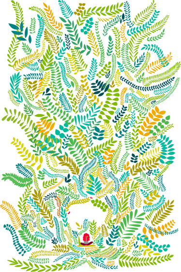 Alfombra vinílica infantil vinilo fantasía lectura bonita - TenVinilo