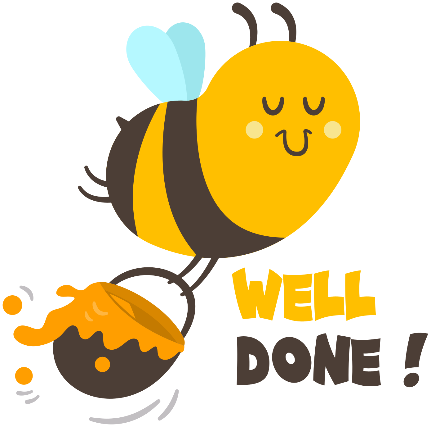 Alfombra vinílica infantil abeja trabajadora - TenVinilo