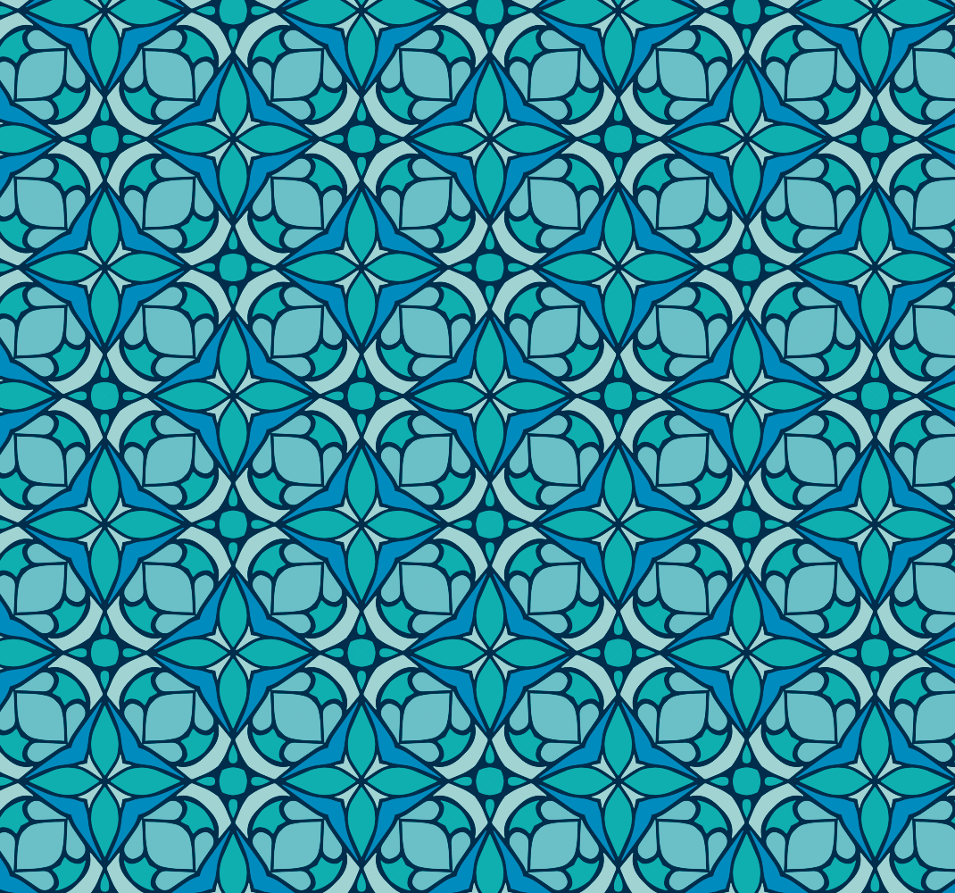 Alfombra vinílica baño papel tapiz azul - TenVinilo