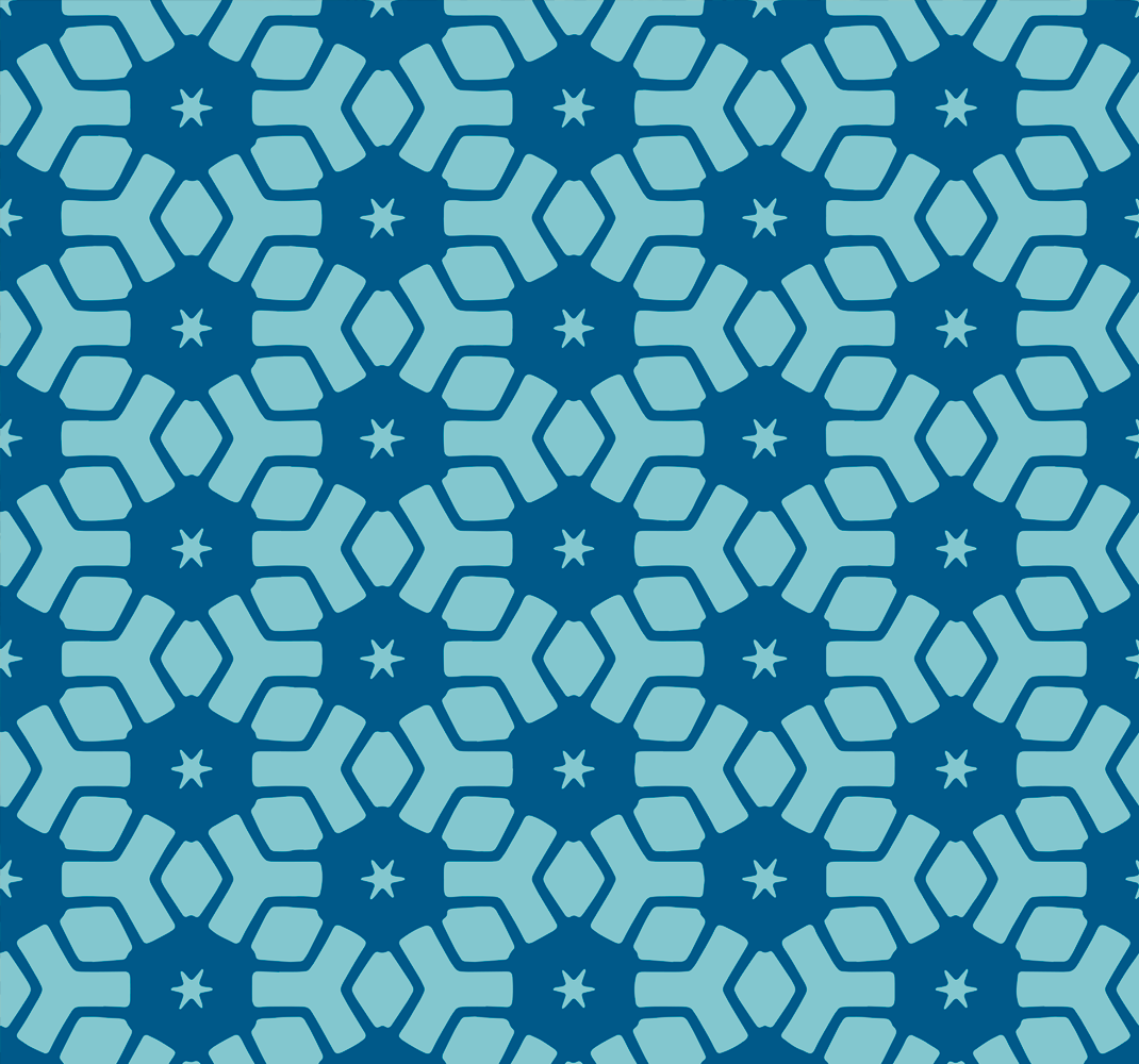 Alfombra vinílica baño papel pintado azulejos azules - TenVinilo