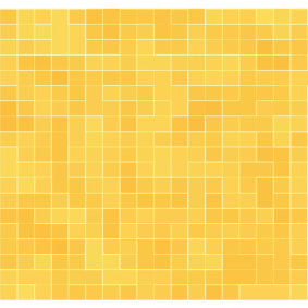 Alfombra vinílica cocina mosaico dorado amarillo - TenVinilo