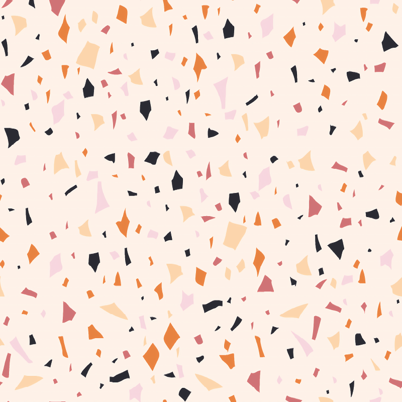 Alfombra vinílica cocina terrazzo gris - TenVinilo