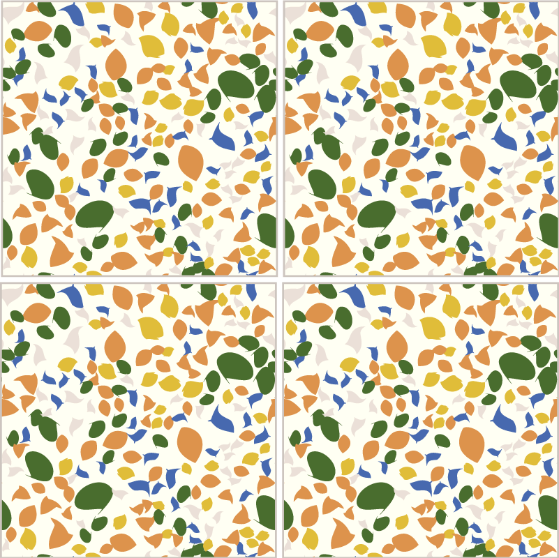 Alfombra vinílica cocina terrazo - TenVinilo