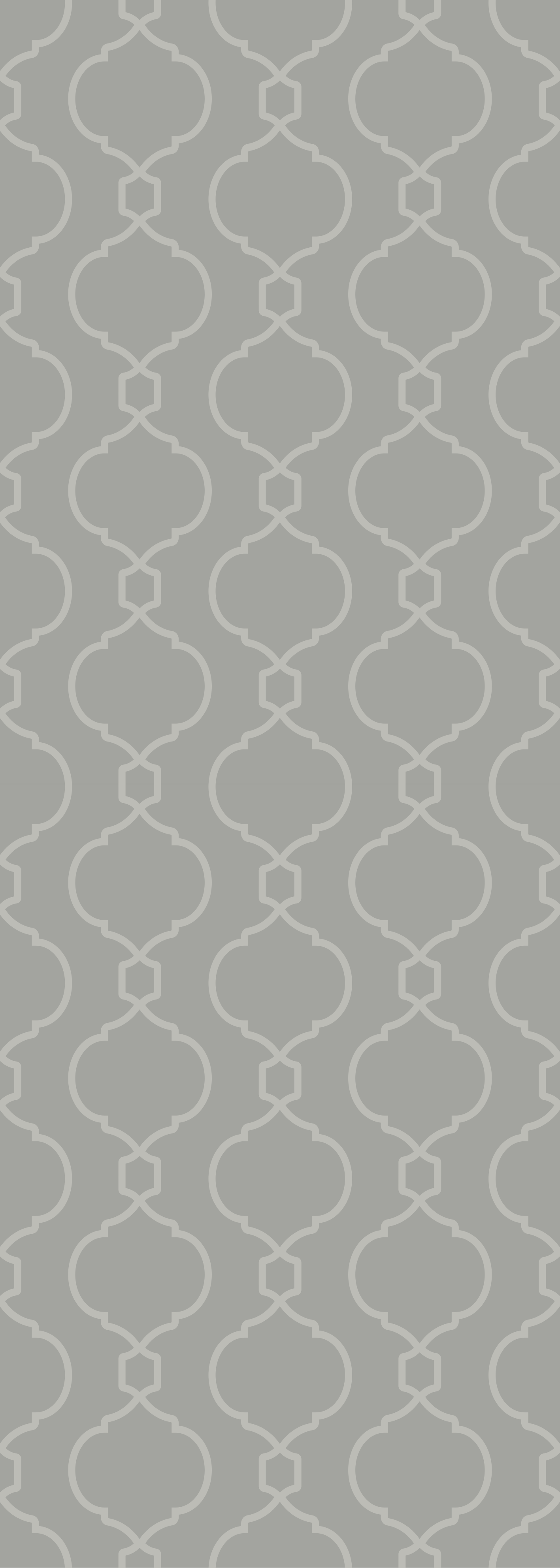 Alfombra vinílica dormitorio patrón geométrico gris - TenVinilo