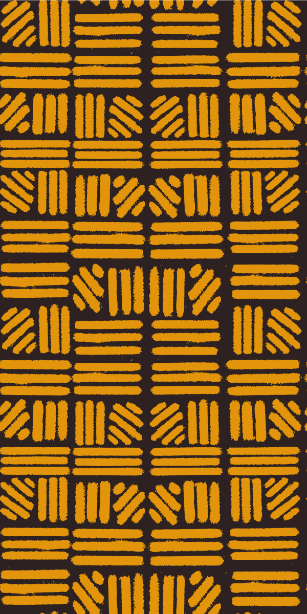 Alfombra vinílica dormitorio arte abstracto dorado africano - TenVinilo
