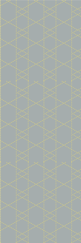 Alfombra vinílica dormitorio triángulos origami pantone - TenVinilo