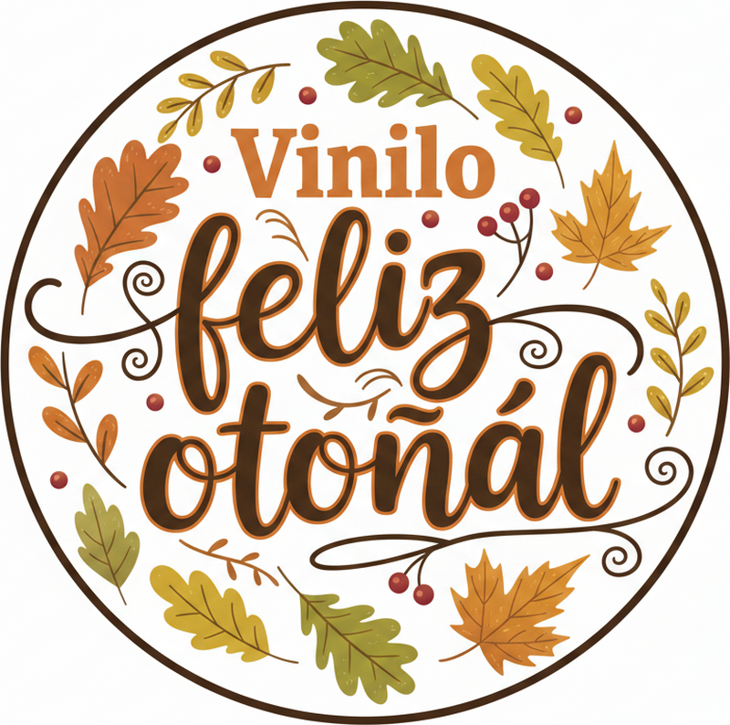 Alfombra vinílica dormitorio vinilo otoñal alegre - TenVinilo