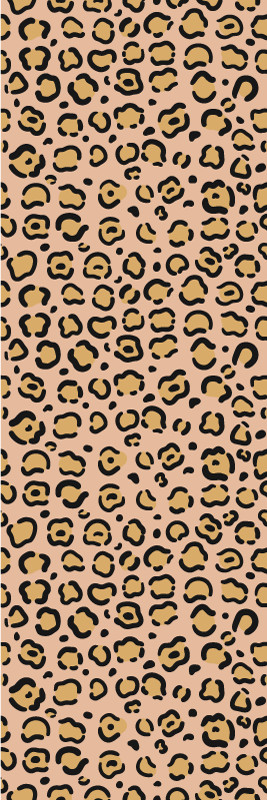 Aflombra vinílica animales leopardo pastel color print - TenVinilo