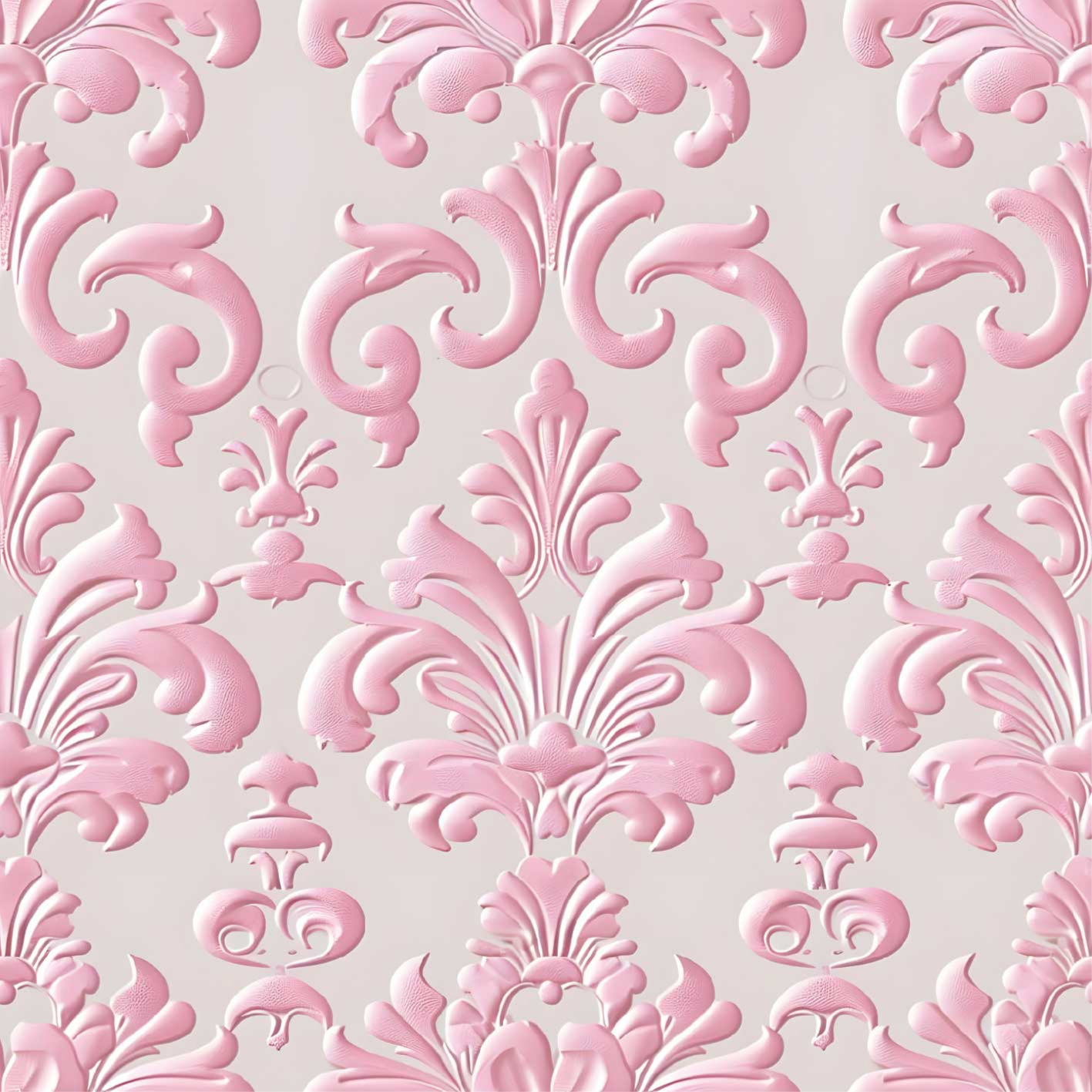 Alfombra vinílica vintage patrón rosa - TenVinilo