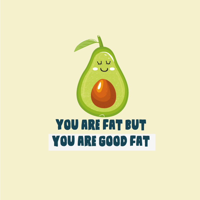 Alfombra vinílica con frase aguacate divertido - TenVinilo