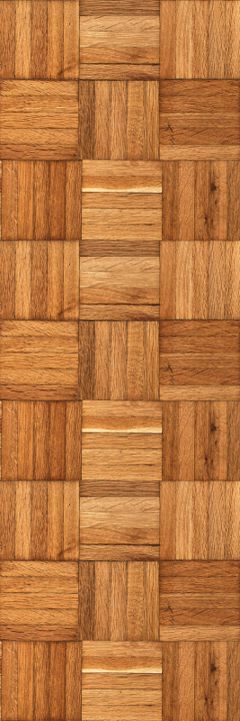 Alfombra vinílica imitación patrones de madera marrón - TenVinilo