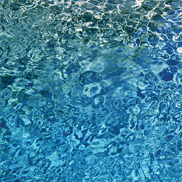 Alfombra vinílica imitación agua azul realista - TenVinilo