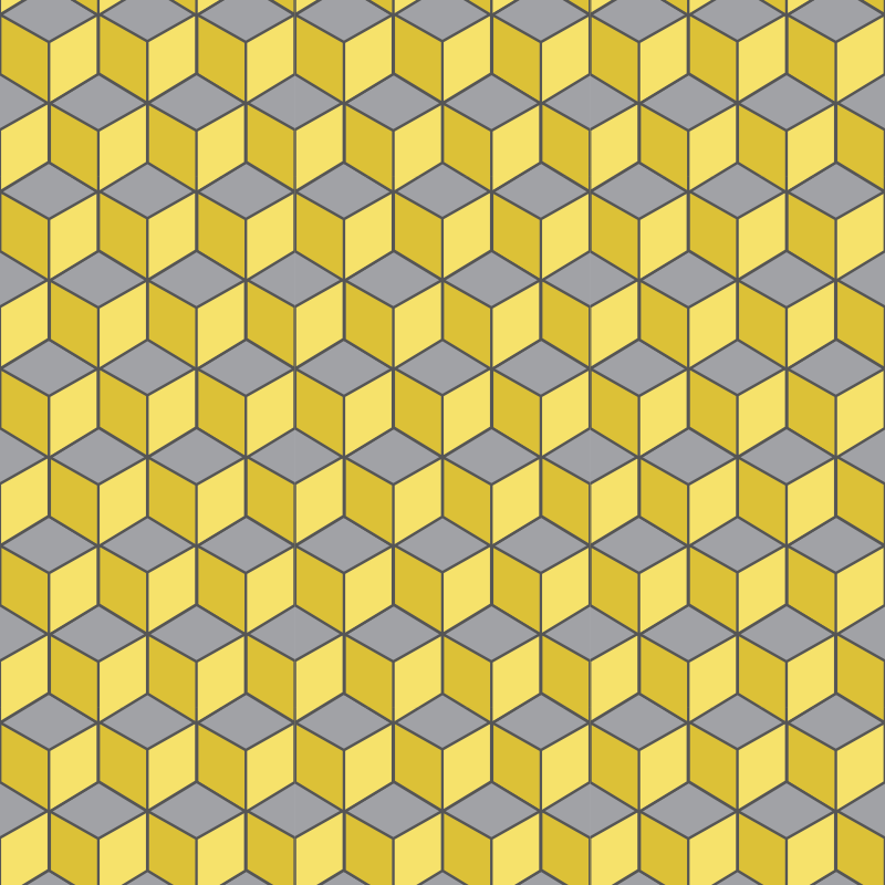 Alfombra vinílica geométrica cuadrados pantone - TenVinilo