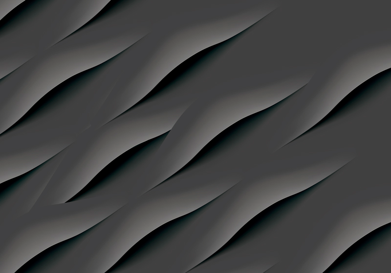 Alfombra vinílica gris con patrones ondulados abstractos - TenVinilo