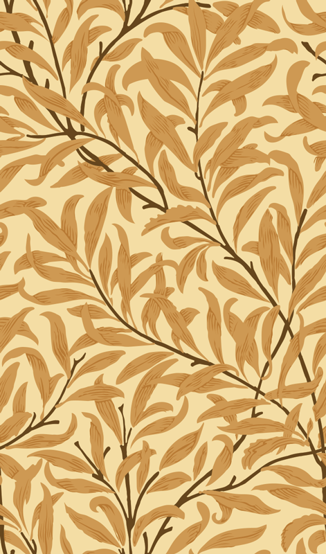 Alfombra vinílica beige con estampado de hojas - TenVinilo