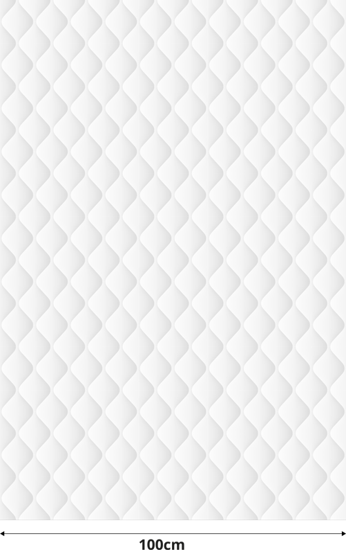Alfombra vinílica blanca textura acolchada - TenVinilo