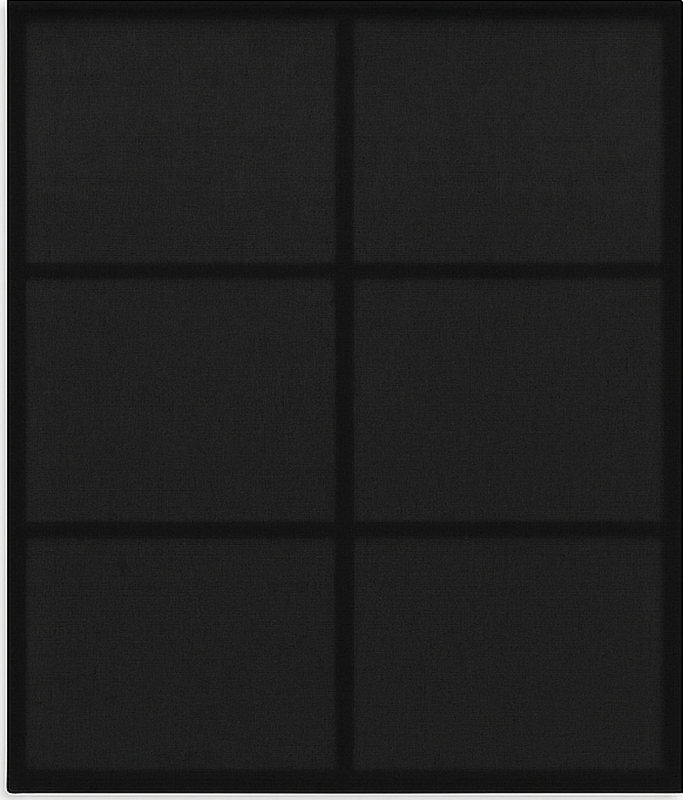 Alfombra vinílica negra patrón bloques modernos - TenVinilo