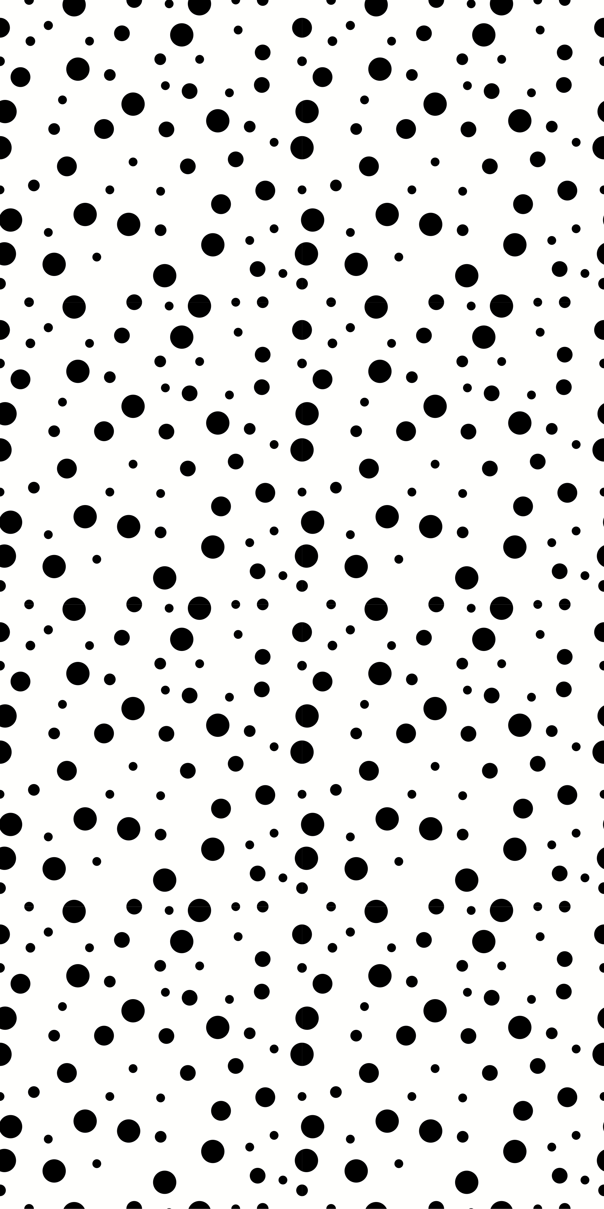 Alfombra vinílica negra con puntos negros sobre blanco - TenVinilo