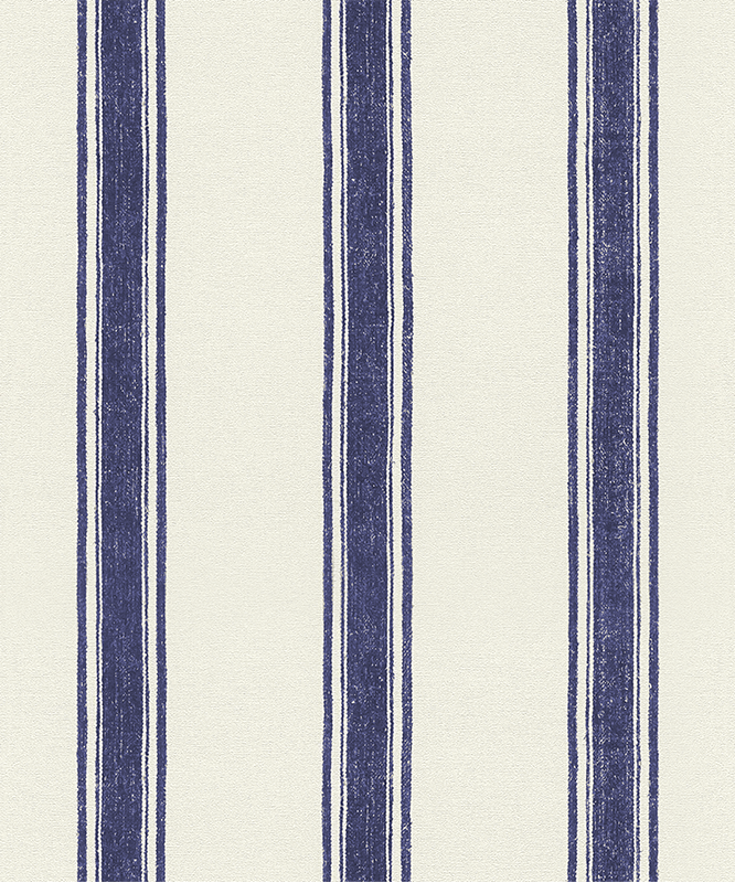 Alfombra vinílica exterior rayas verticales azul marino - TenVinilo