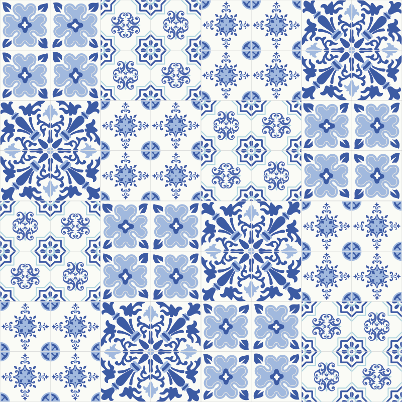 Alfombras de vinilo de azulejos portugueses - TenVinilo