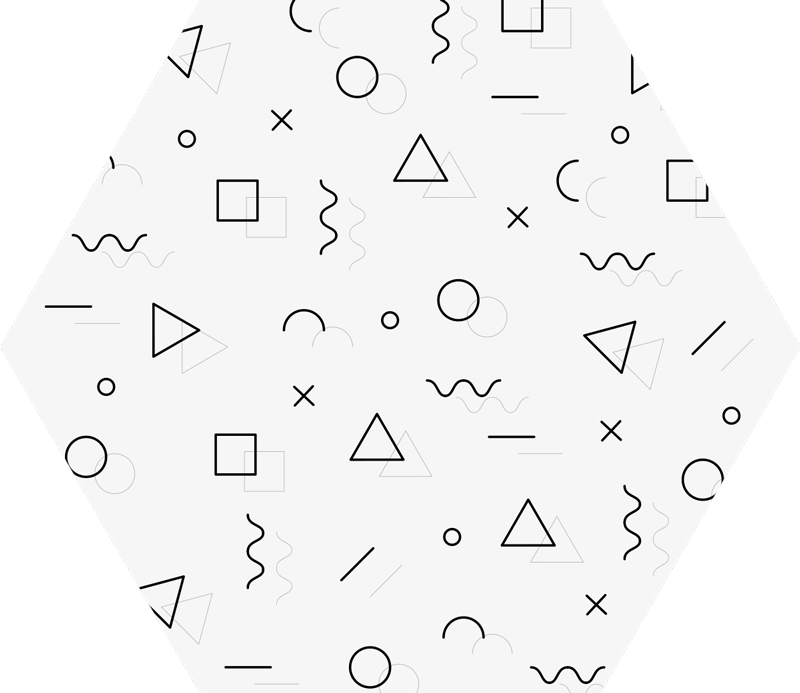 Alfombra vinílica geométrica geometría abstracta - TenVinilo