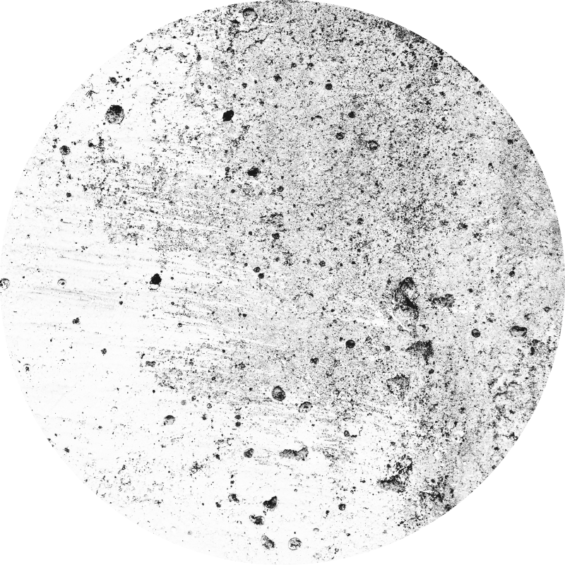 Alfombra vinílica imitación diseño circular salpicado - TenVinilo