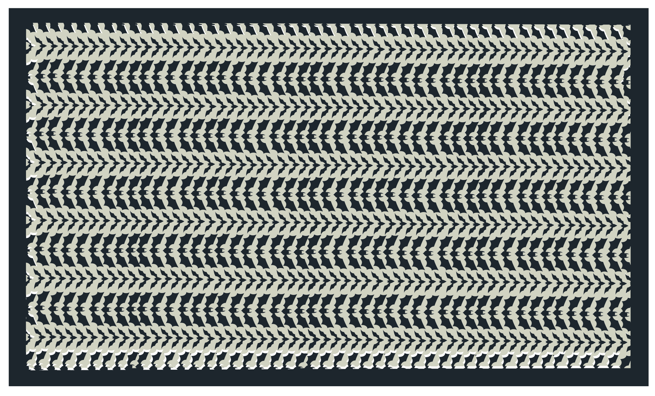 Alfombra de vinilo murciélagos sincronizados - TenVinilo