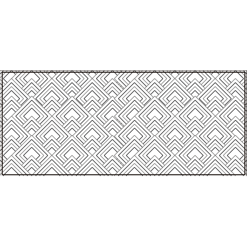 Alfombras vinílicas modernas alfombra de vinilo con geometría pan - TenVinilo