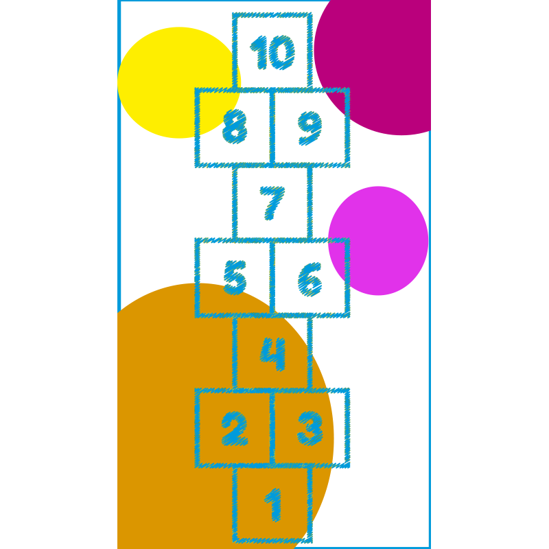 Alfombra vinílica de juegos infantiles - TenVinilo