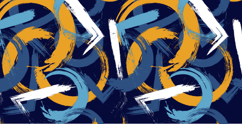 Alfombra vinílica geométrica remolinos abstractos - TenVinilo