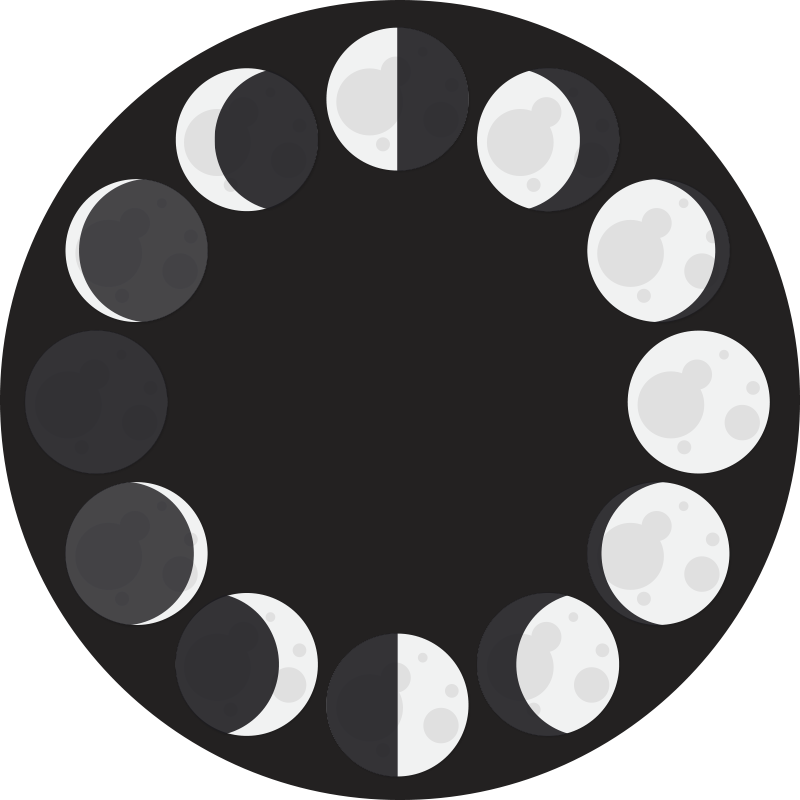 Alfombra vinílica rayas patrones de medias lunas - TenVinilo