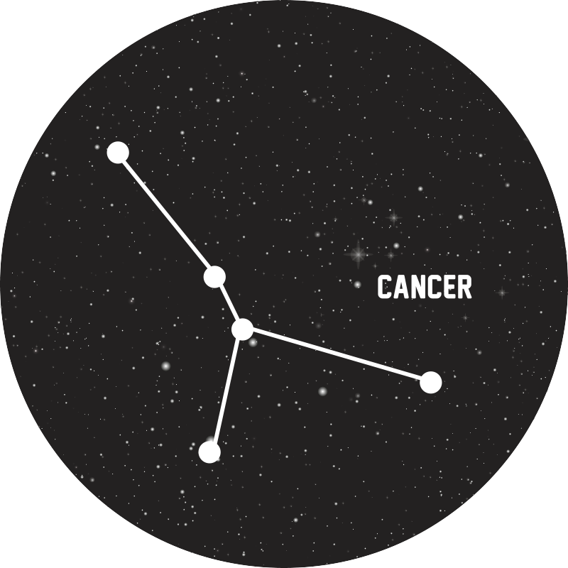 Alfombra vinílica estrellas constelación celeste - TenVinilo