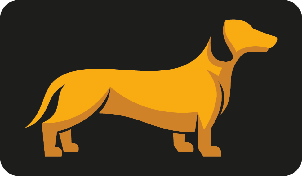 Aflombra vinílica animales Perro de forma básica - TenVinilo