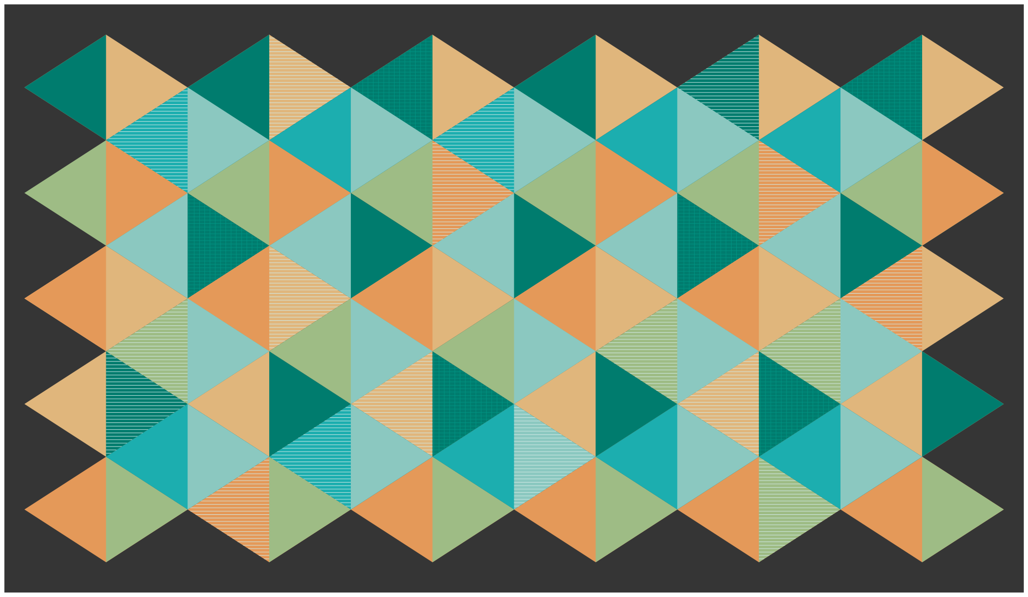 Alfombra vinílica geométrica composición geométrica - TenVinilo