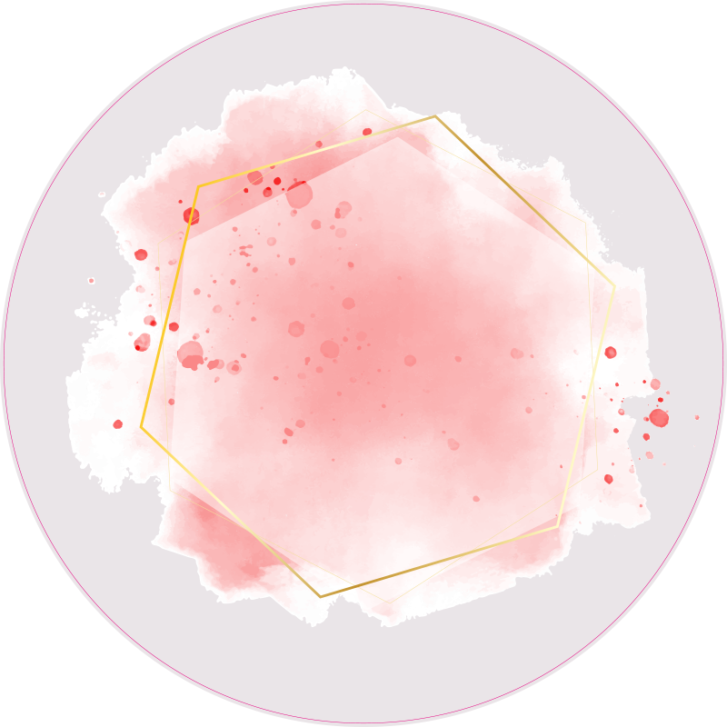 Alfombra vinílica minimalista acuarela abstracta - TenVinilo