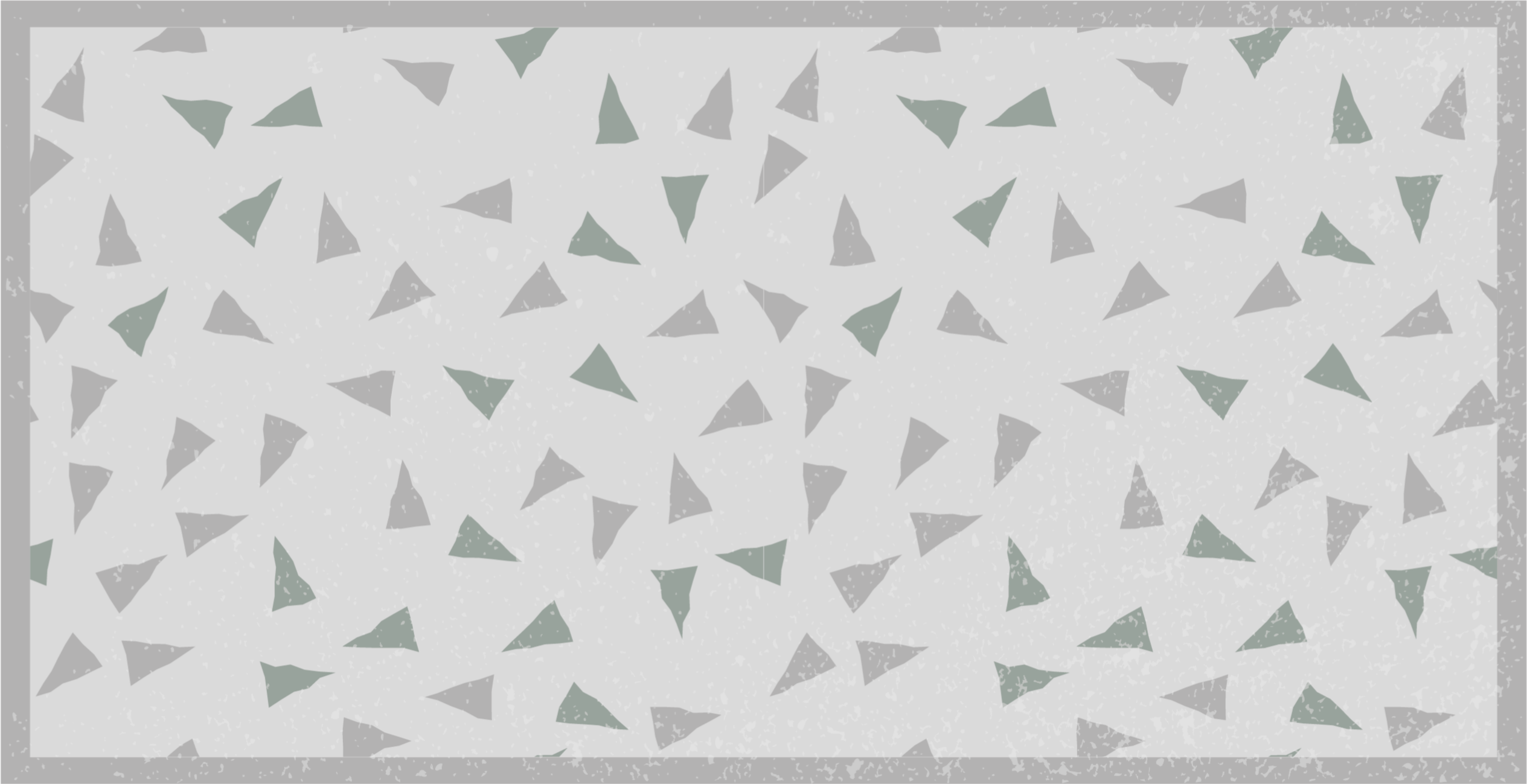 Alfombra vinílica geométrica de componentes triangulares - TenVinilo