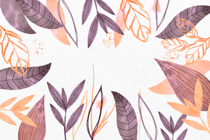 Alfombra vinílica despacho hojas de oro - TenVinilo