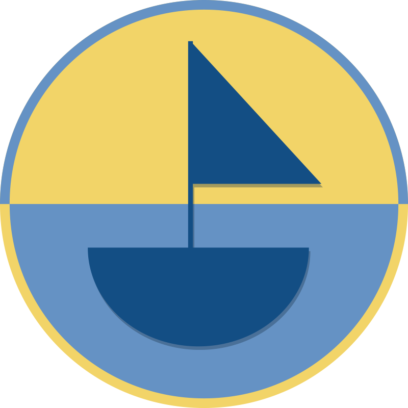 alfombra de vinilo naturaleza barco y playa - TenVinilo