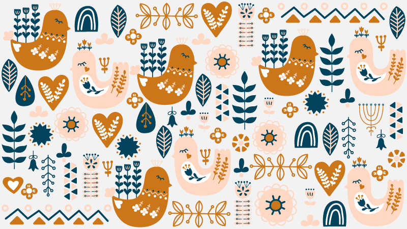 Alfombra vinílica infantil patrones de guardería juguetones - TenVinilo