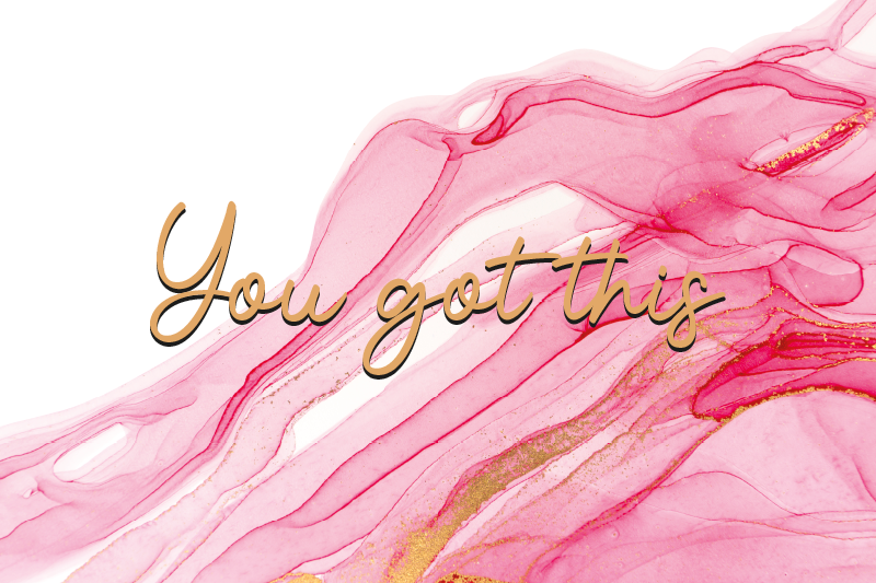 Alfombra vinílica con frase tú puedes con esto - TenVinilo