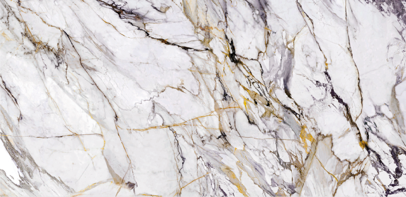 Alfombra vinílica imitación mármol vetas grises elegantes - TenVinilo