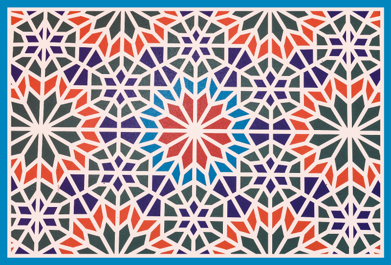 Alfombra vinilo mosaico Alfombra de área de mosaico - TenVinilo