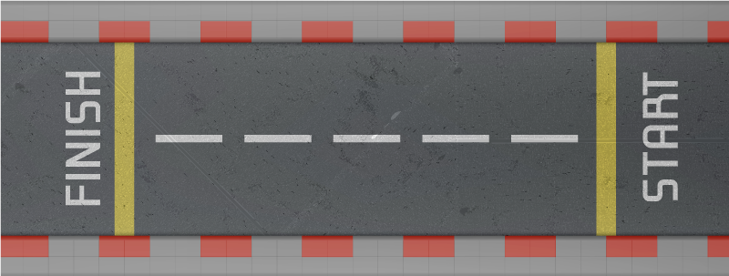 Alfombra vinílica infantil carreteras racing - TenVinilo